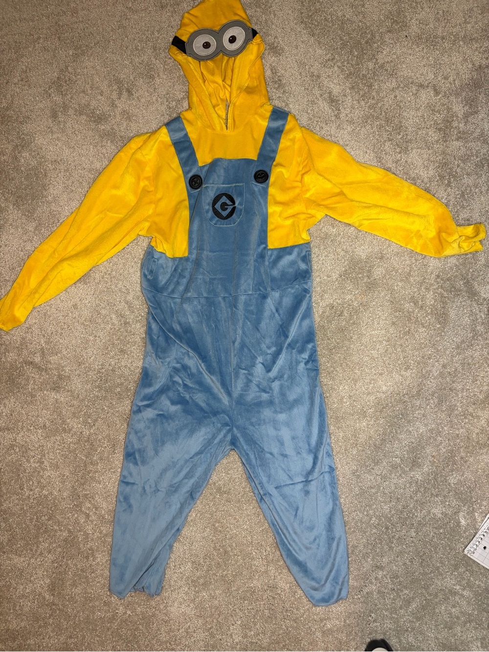 Kids minion costume